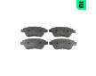 Sada brzdových destiček, kotoučová brzda OPTIMAL BP-12132