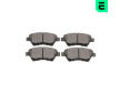 Sada brzdových destiček, kotoučová brzda OPTIMAL BP-12132