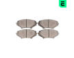 Sada brzdových destiček, kotoučová brzda OPTIMAL BP-12237