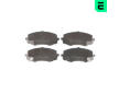 Sada brzdových destiček, kotoučová brzda OPTIMAL BP-12283