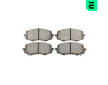 Sada brzdových destiček, kotoučová brzda OPTIMAL BP-12283