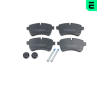 Sada brzdových destiček, kotoučová brzda OPTIMAL BP-12339