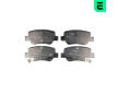 Sada brzdových destiček, kotoučová brzda OPTIMAL BP-12414