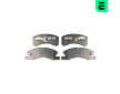 Sada brzdových destiček, kotoučová brzda OPTIMAL BP-12524