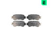 Sada brzdových destiček, kotoučová brzda OPTIMAL BP-12591