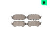 Sada brzdových destiček, kotoučová brzda OPTIMAL BP-12591