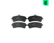 Sada brzdových destiček, kotoučová brzda OPTIMAL BP-12665