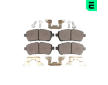 Sada brzdových destiček, kotoučová brzda OPTIMAL BP-12709