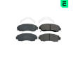 Sada brzdových destiček, kotoučová brzda OPTIMAL BP-12769
