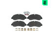 Sada brzdových destiček, kotoučová brzda OPTIMAL BP-12885