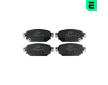 Sada brzdových destiček, kotoučová brzda OPTIMAL BP-12999