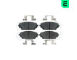 Sada brzdových destiček, kotoučová brzda OPTIMAL BP-13015