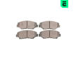 Sada brzdových destiček, kotoučová brzda OPTIMAL BP-89900