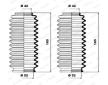 Manżeta riadenia - opravná sada MOOG K150002