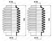 Manżeta riadenia - opravná sada MOOG K150003