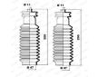 Manżeta riadenia - opravná sada MOOG K150017