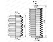 Manżeta riadenia - opravná sada MOOG K150045