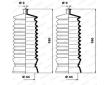 Manżeta riadenia - opravná sada MOOG K150062