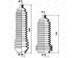 Manżeta riadenia - opravná sada MOOG K150143