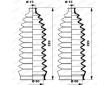 Manżeta riadenia - opravná sada MOOG K150148