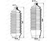 Manżeta riadenia - opravná sada MOOG K150156