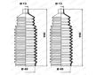 Manżeta riadenia - opravná sada MOOG K150171