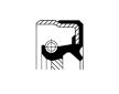 Těsnicí kroužek hřídele, klikový hřídel CORTECO 20026342B