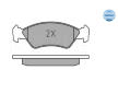 Sada brzdových destiček, kotoučová brzda MEYLE 025 212 0217