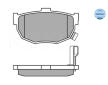 Sada brzdových destiček, kotoučová brzda Meyle 025 215 5314/W