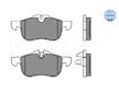 Sada brzdových destiček, kotoučová brzda Meyle 025 231 1218