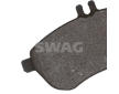Sada brzdových destiček, kotoučová brzda SWAG 10 91 6749