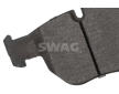 Sada brzdových destiček, kotoučová brzda SWAG 22 11 6121