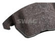 Sada brzdových destiček, kotoučová brzda SWAG 30 91 6502