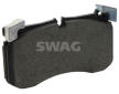 Sada brzdových destiček, kotoučová brzda SWAG 33 10 9373