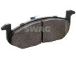 Sada brzdových destiček, kotoučová brzda SWAG 33 10 9374