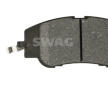 Sada brzdových destiček, kotoučová brzda SWAG 33 11 3494