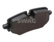 Sada brzdových destiček, kotoučová brzda SWAG 33 11 4167
