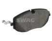 Sada brzdových destiček, kotoučová brzda SWAG 33 11 4808
