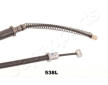 żażné lanko parkovacej brzdy JAPANPARTS BC-538L