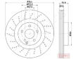 Brzdový kotúč JAPANPARTS DI-0558C