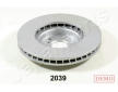 Brzdový kotúč JAPANPARTS DI-2039C