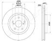 Brzdový kotouč JAPANPARTS DI-2055C