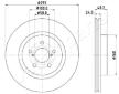 Brzdový kotúč JAPANPARTS DI-715C