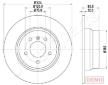 Brzdový kotúč JAPANPARTS DP-0138C