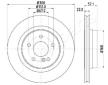 Brzdový kotúč JAPANPARTS DP-0510C
