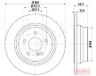 Brzdový kotúč JAPANPARTS DP-0513C