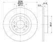 Brzdový kotúč JAPANPARTS DP-0619