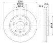 Brzdový kotúč JAPANPARTS DP-0931