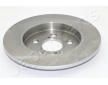 Brzdový kotúč JAPANPARTS DP-241C