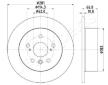 Brzdový kotúč JAPANPARTS DP-256C